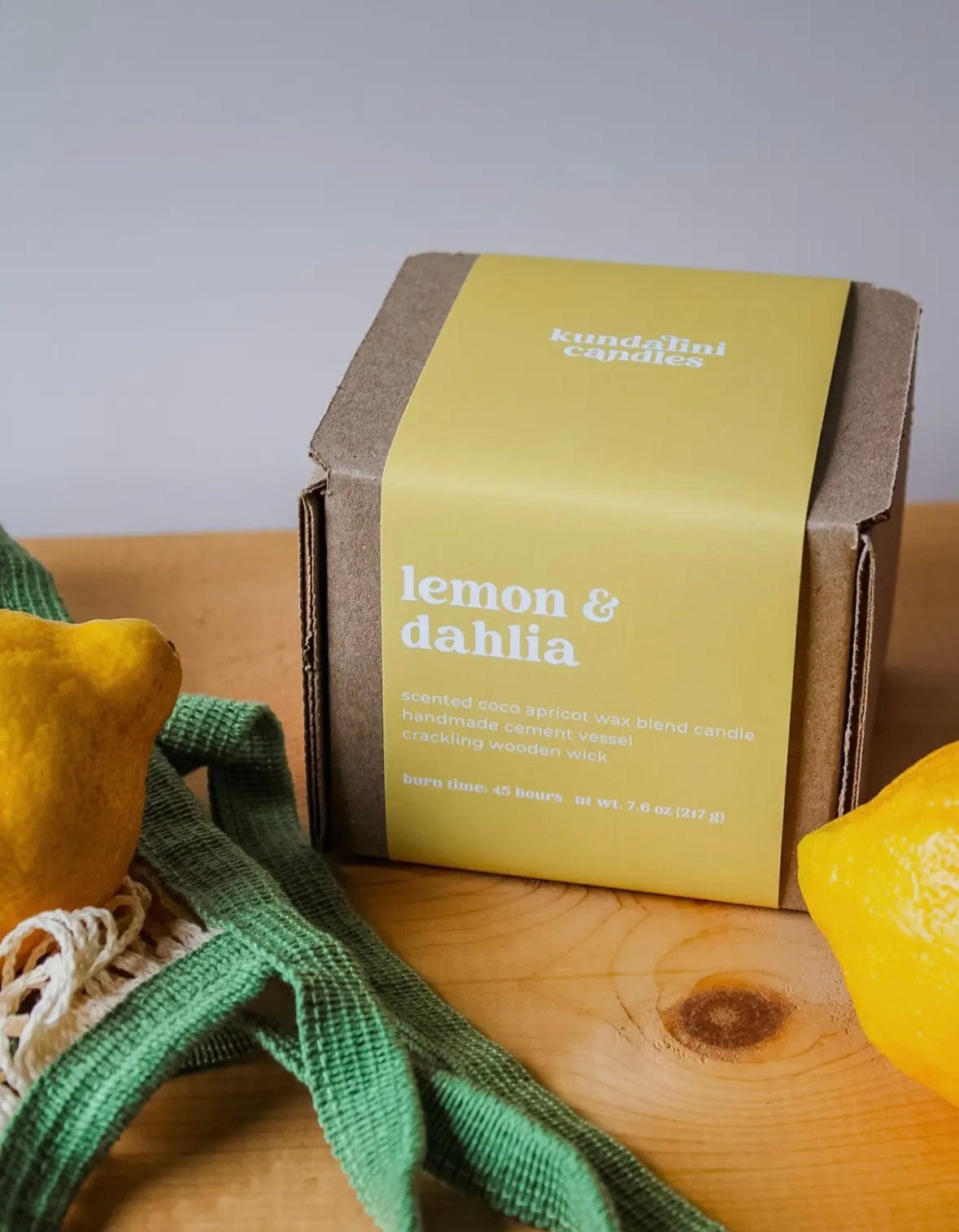 Kundalini Candle - Lemon & Dahlia