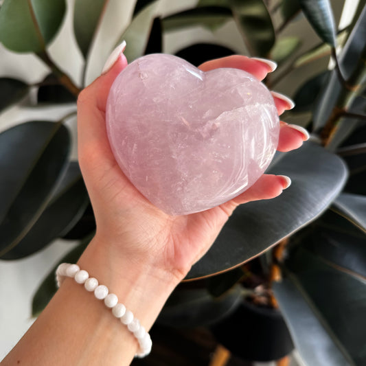 Rose Quartz Heart