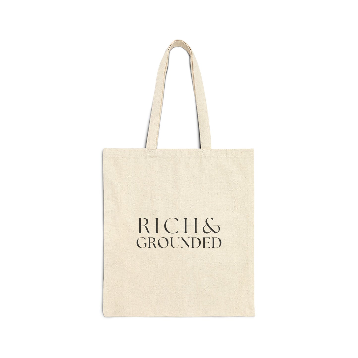 Rich & Grounded Cotton Canvas Tote Bag
