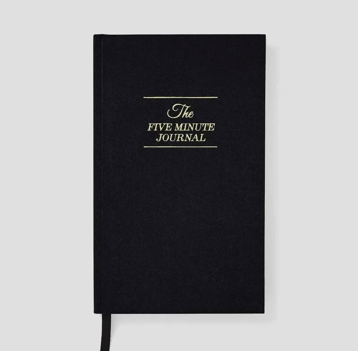 The Five Minute Journal Black - Daily Guided Gratitude