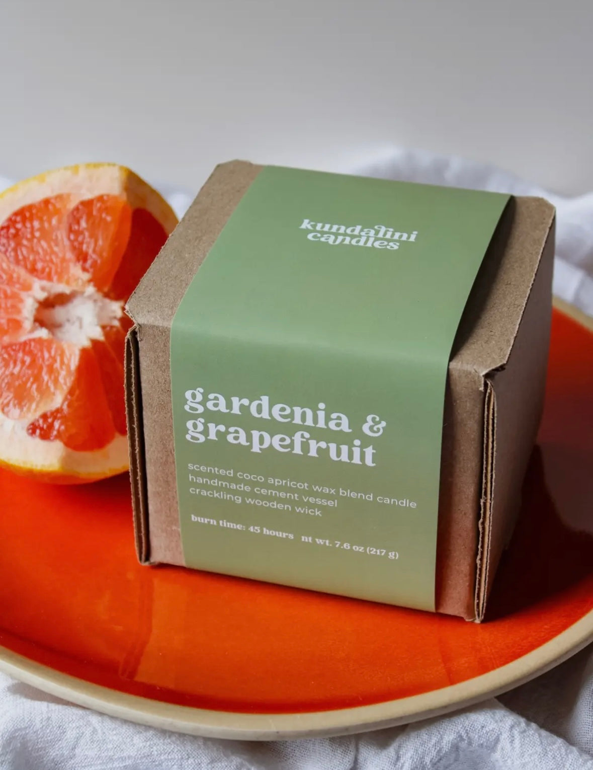 Kundalini Candle Gardenia
& Grapefruit